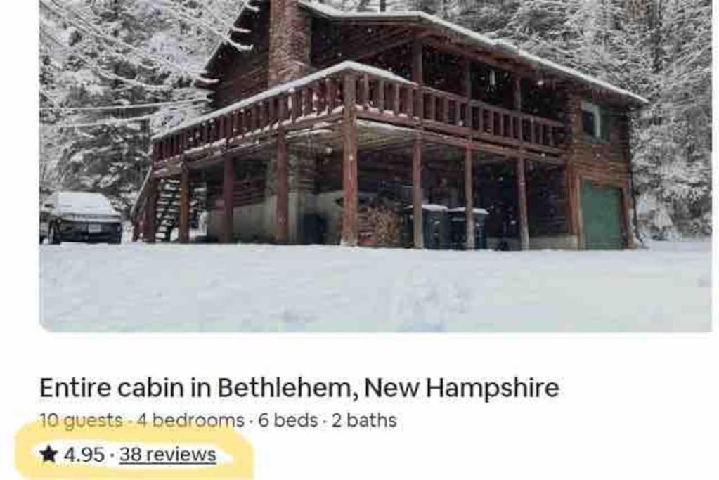Family-Focused & Pet-Friendly Log Cabin With 4Br 2Ba Sleeps 10 เบธเลเฮม ภายนอก รูปภาพ